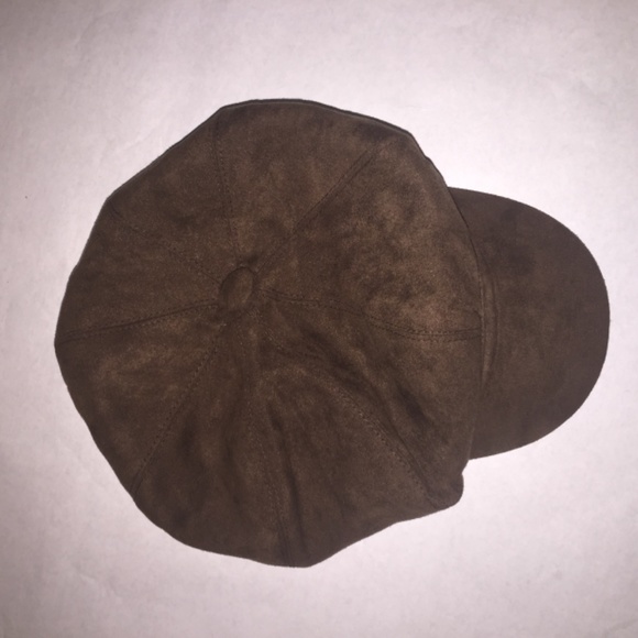 Chocolate brown corduroy baggy cap - Picture 2 of 6